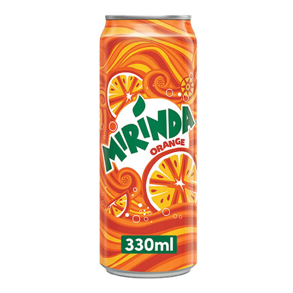 Mirinda Orange Cans 330 ml - Image 1