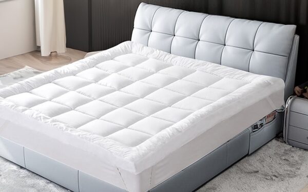 Al Saad Home Micro Stripe Mattress Topper - Image 1