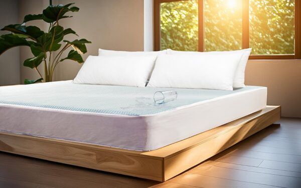 AL Saad Home Waterproof Cooling Mattress Protector ( 180 X 200 ) cm - White - Image 1