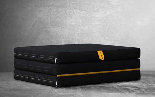 Folding Foam Mattress 3 PCS - D.Grey - Image 1