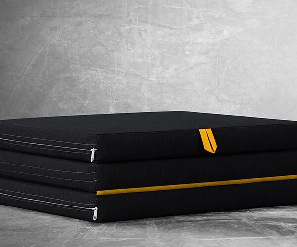 Folding Foam Mattress 3 PCS - D.Grey